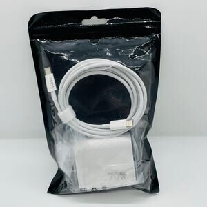 70W Super Fast Charging USB C Charger Block with 6FT USB-C to C Cable